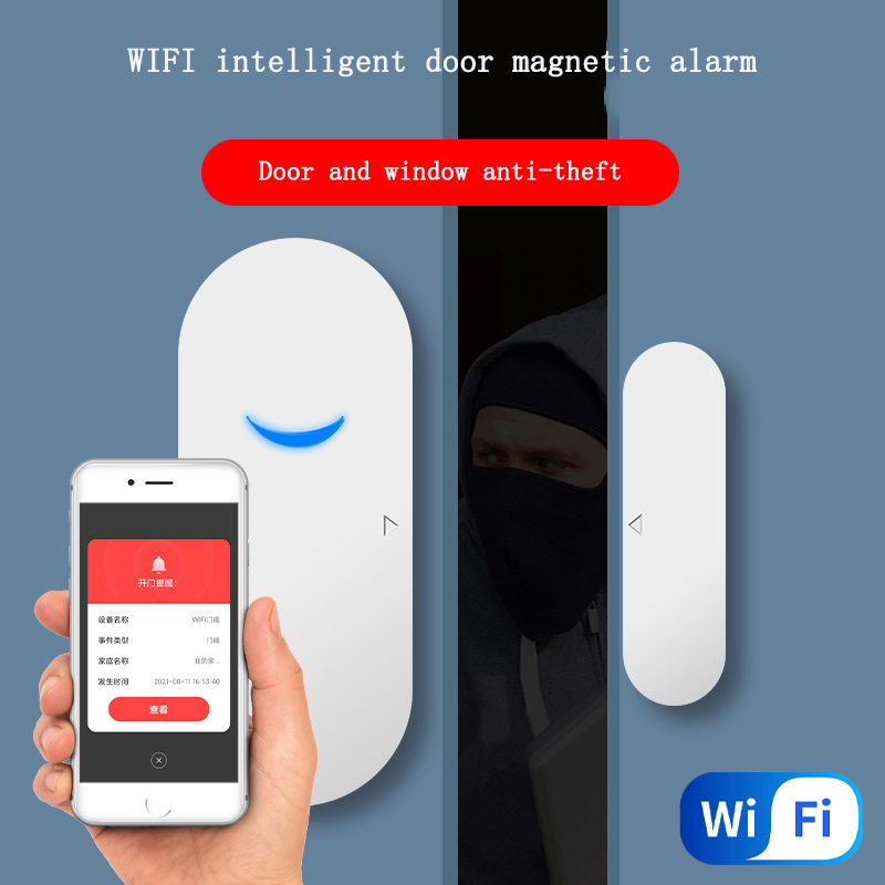 Wireless Door Sensor - Sensor Nirkabel Garasi Jendela Alarm Deteksi