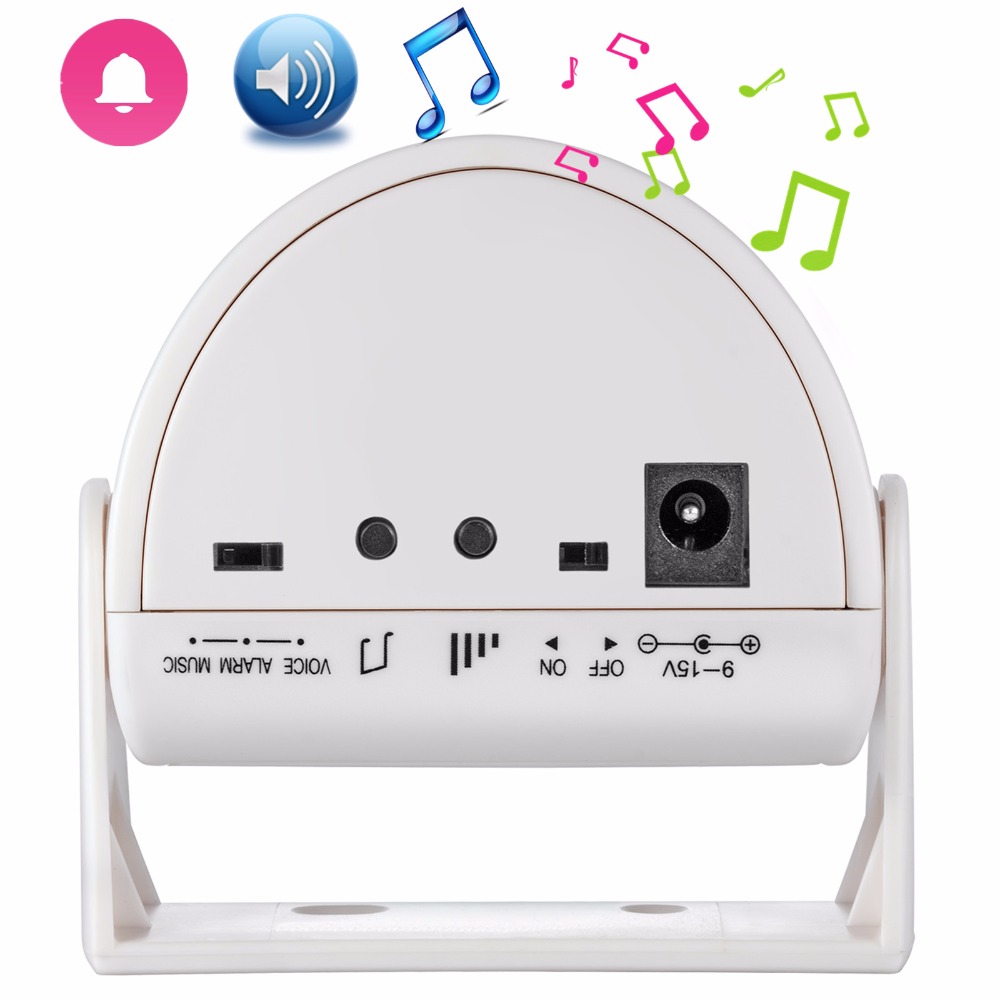 Wireless Door Sensor - 32 Lagu Bel Lonceng Inframerah Selamat