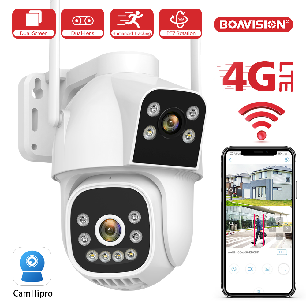 Smart Home Camera Ezviz - Kamera pengawas Wifi 4G 4MP, kamera