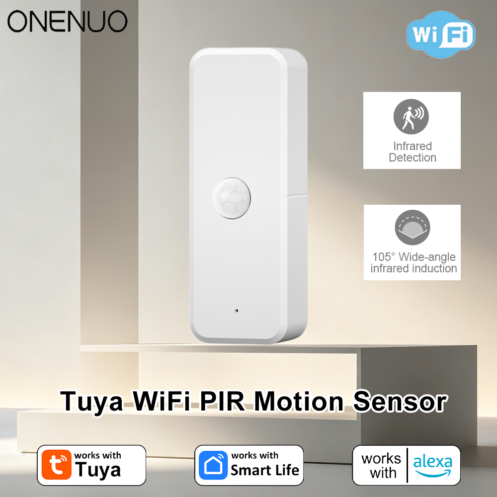 Detektor Gerakan PIR WiFi Tuya - Smart Home Wiser ulasan dan harga
