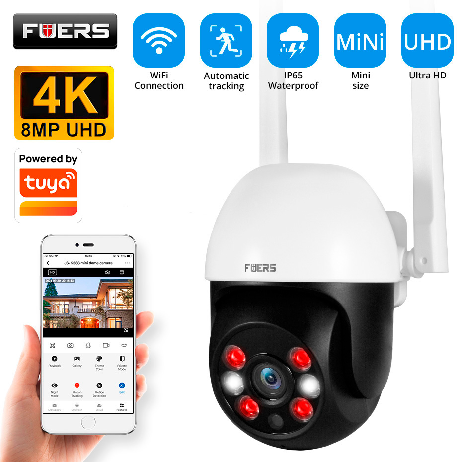 Kamera IP 8MP 4K Fuers untuk K - Smart Home Camera Ezviz ulasan dan harga