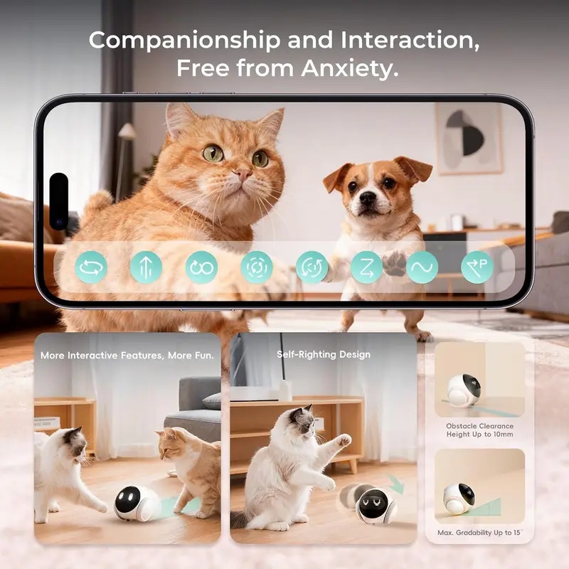 Kamera Robot Hewan Peliharaan  - Smart Home Video ulasan dan harga