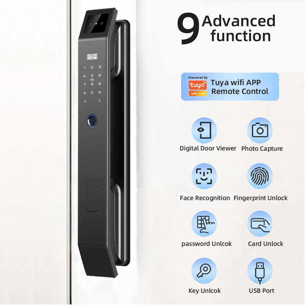 RAYKUBE DF14 Tuya WiFi Kunci S - Smart Home Door Lock ulasan dan harga