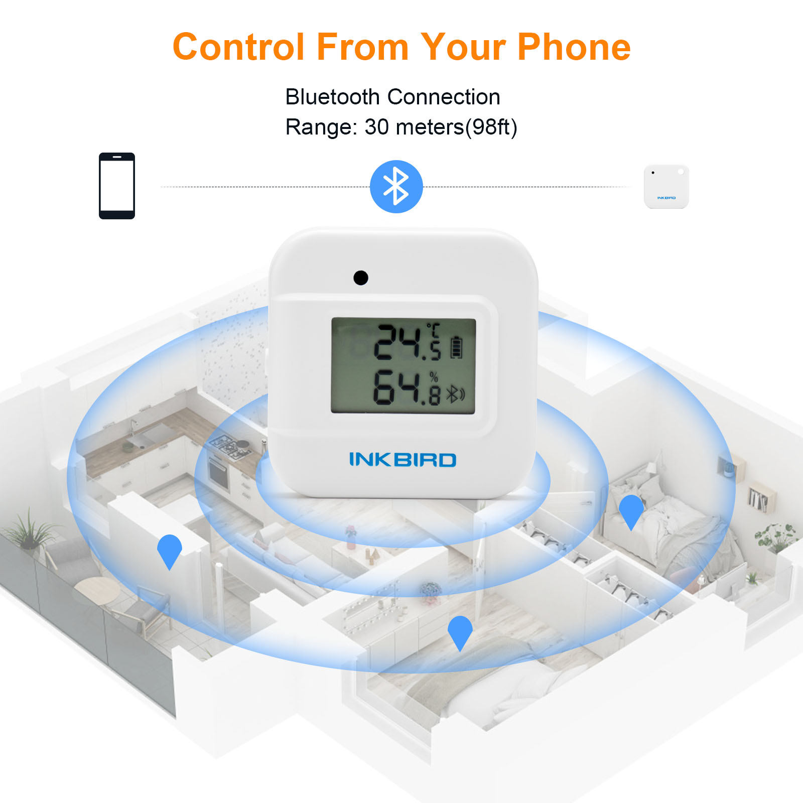 INKBIRD IBS-TH2 Plus higromete - Smart Home Plus ulasan dan harga